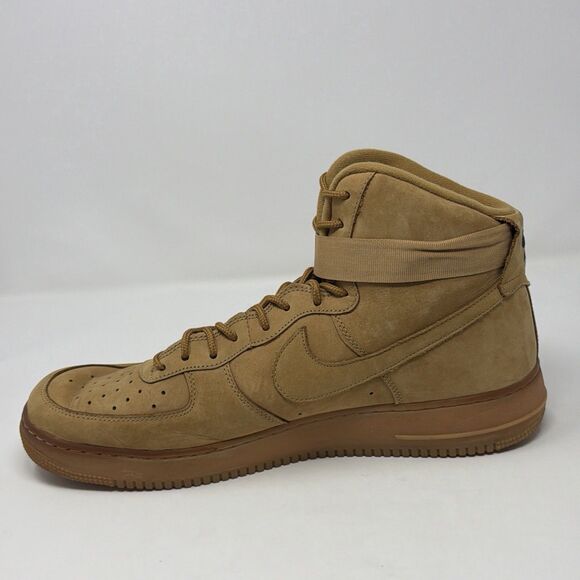 Nike Air Force 1 High 07 LV8 Wheat Flax Gum Suede 806403-200 Mens 14 main image 16